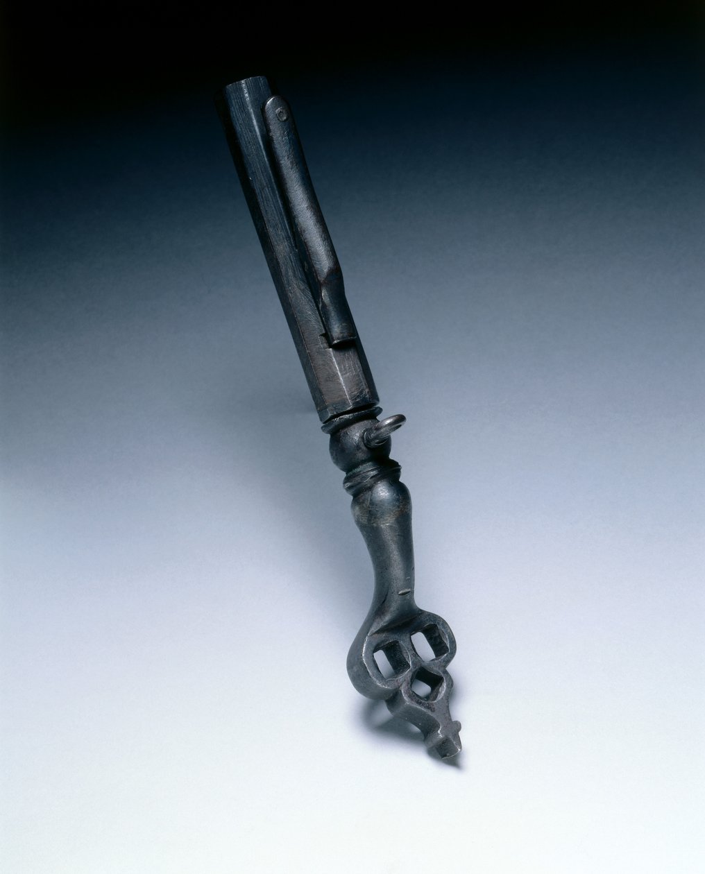 Kombinierter Radschlossschlüssel und Pulvermaß, ca. 1625-50 von German School