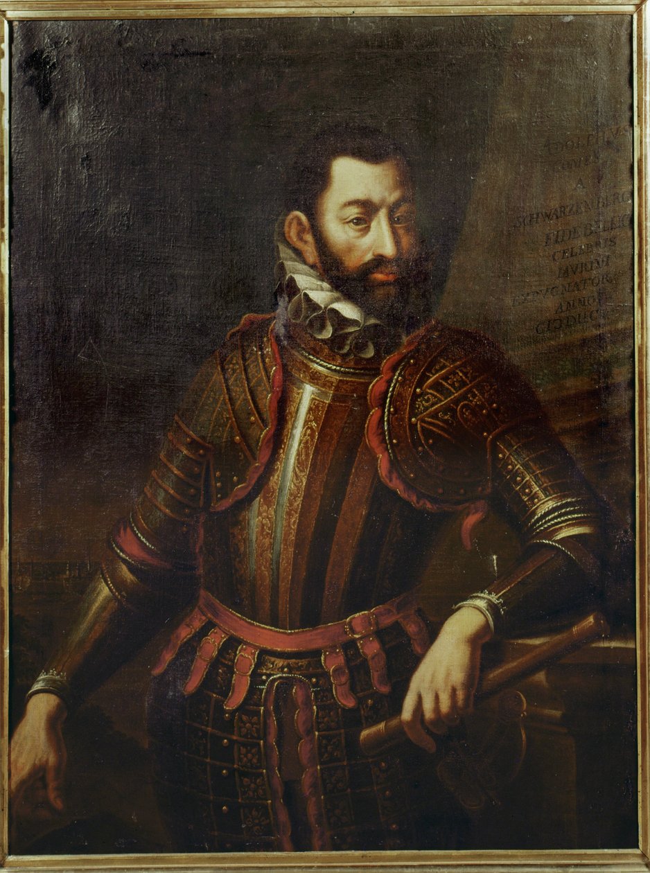 Graf Adolf Schwarzenberg, der die Festung Győr, Ungarn, 1594 von den Türken zurückeroberte von German School