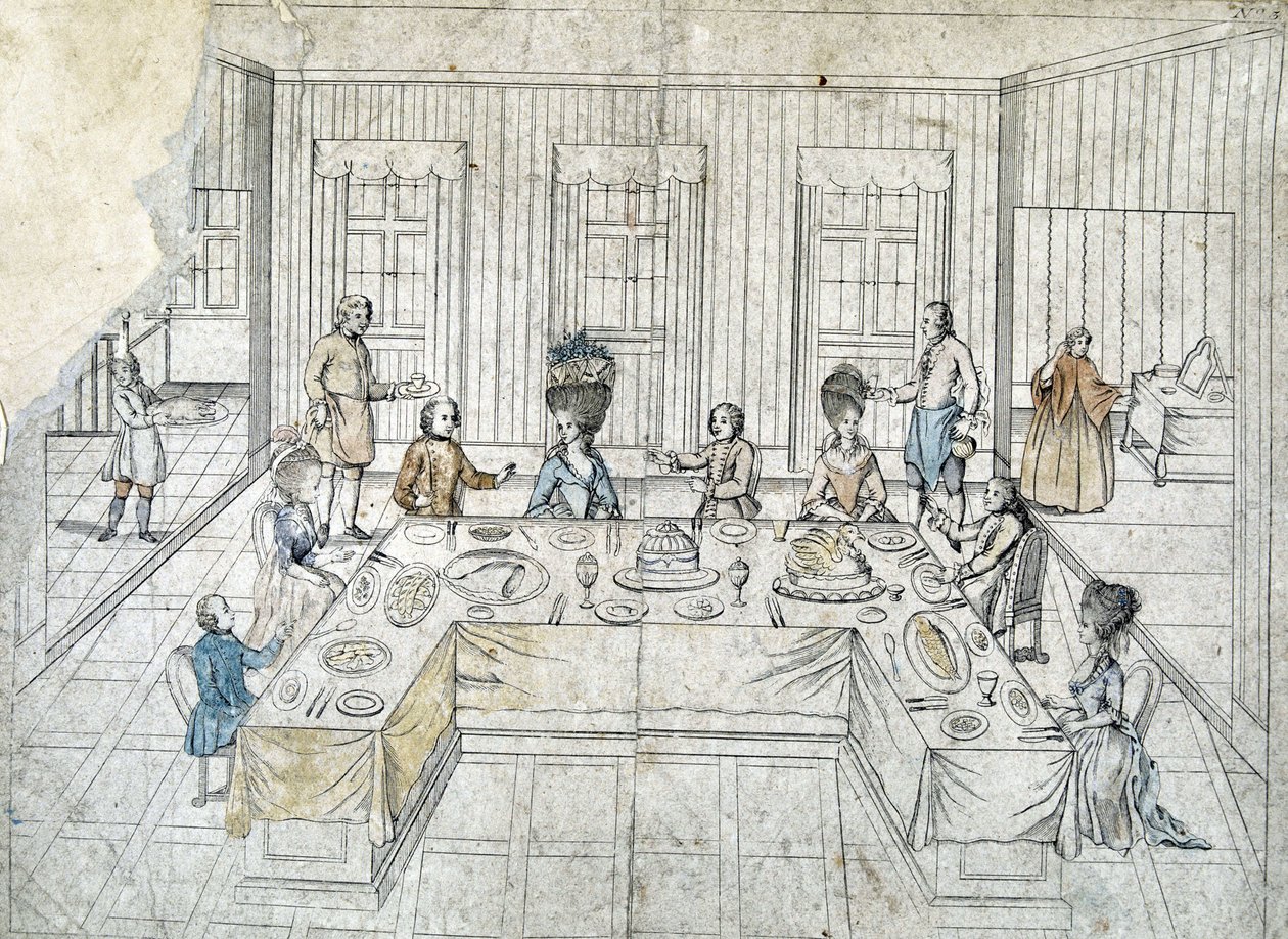Abendessen bei den Adligen, Deutschland von German School