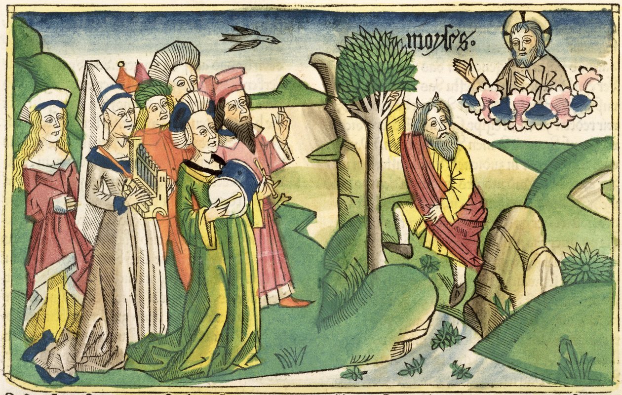 Exodus 15:1-19 Das Lied des Mose, aus der Nürnberger Bibel (Biblia Sacra Germanaica) von German School