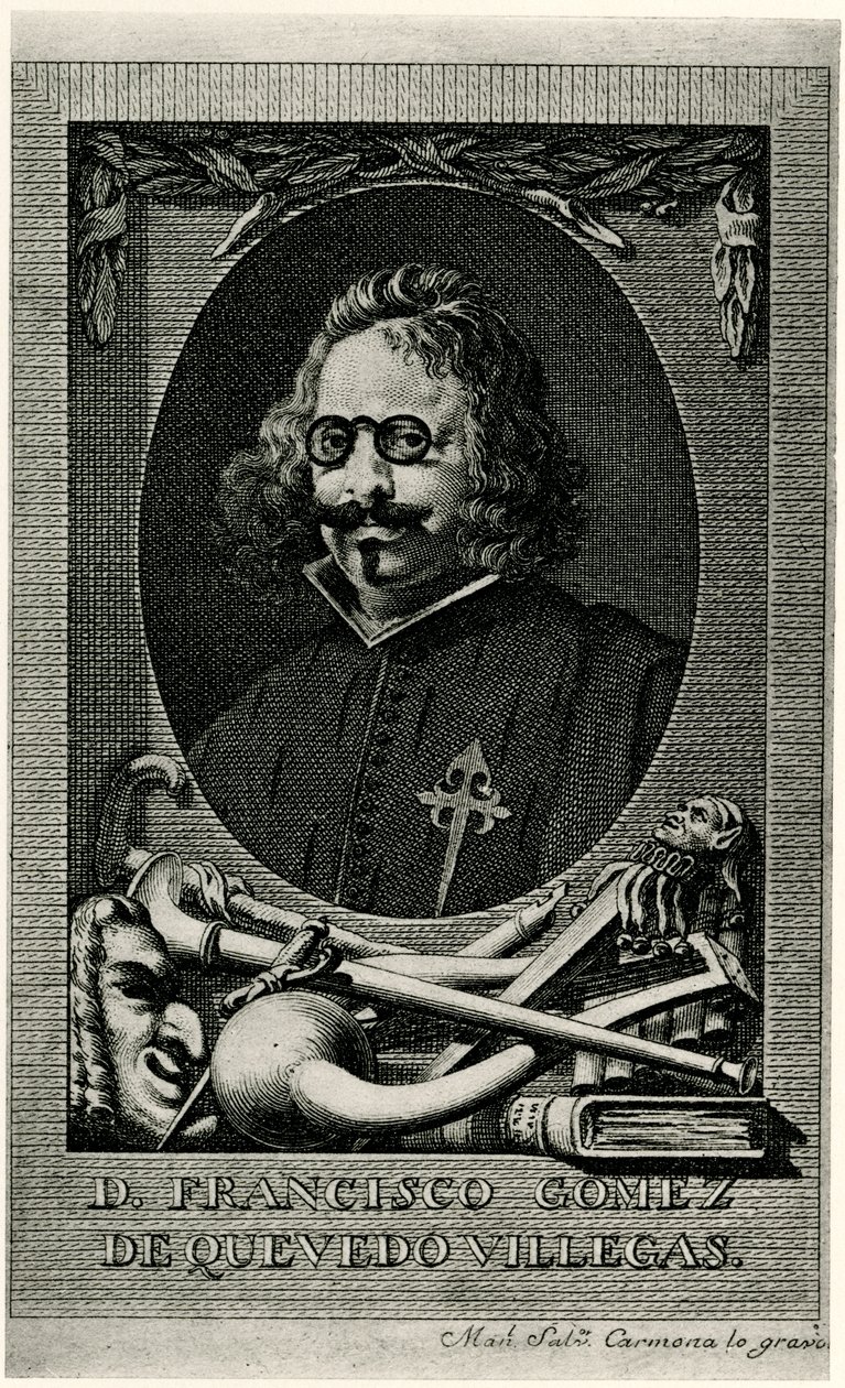 Francisco Gomez de Quevedo y Villegas von German School