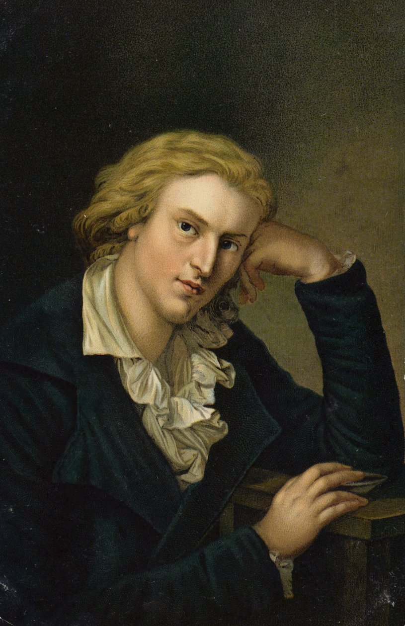 Friedrich von Schiller (1759-1805), deutscher Dichter, Philosoph, Historiker und Dramatiker von German School