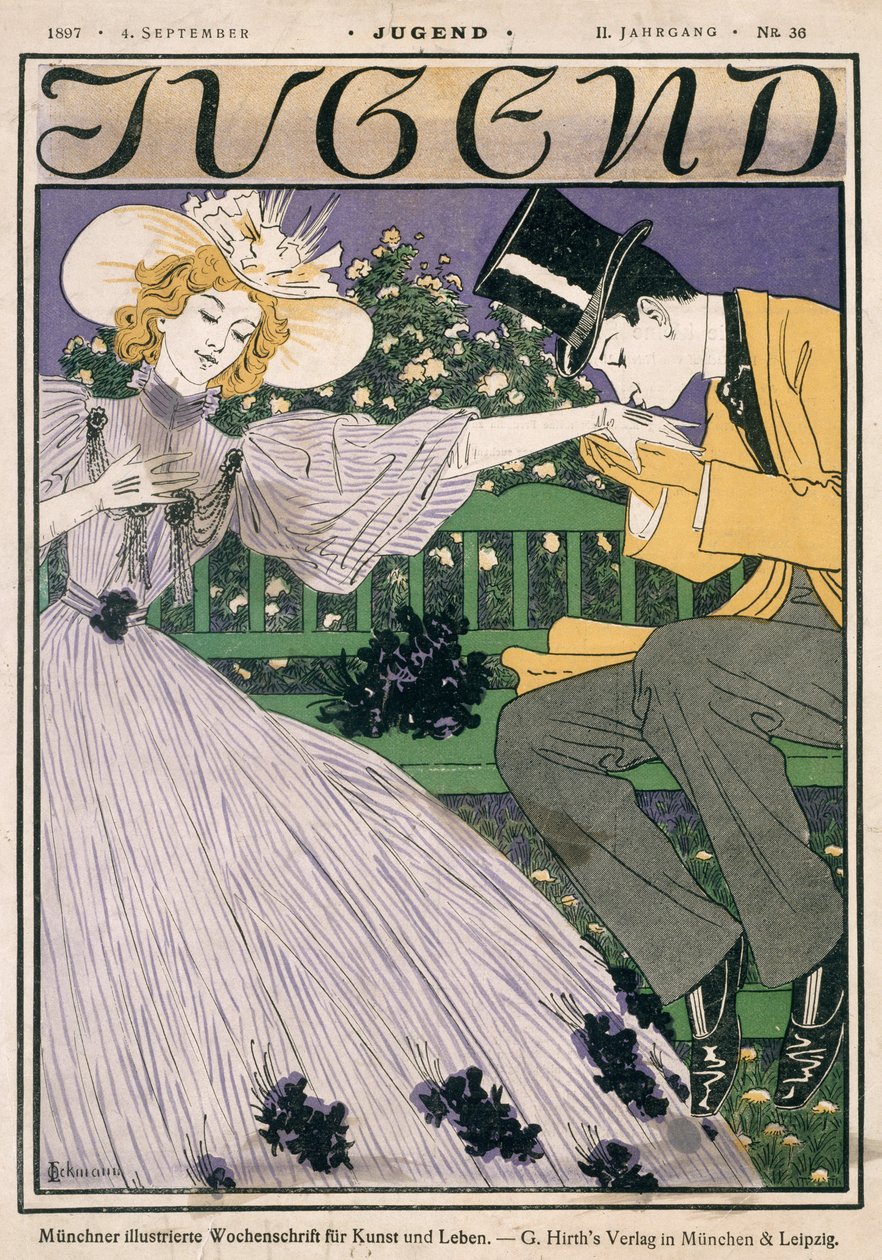 Titelseite des Jugendmagazins, 4. September 1897 von German School