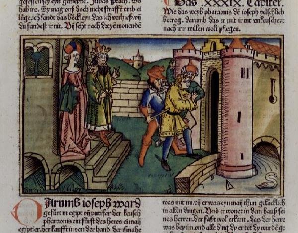 Genesis 39 19-23 Der unschuldige Joseph wird eingesperrt, aus der 