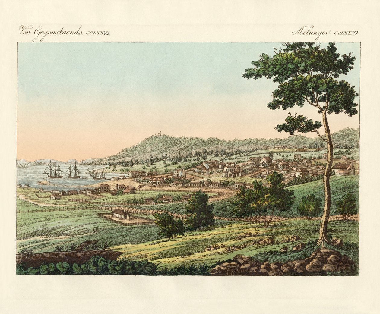 Hobart Town auf Van Diemens Land von German School