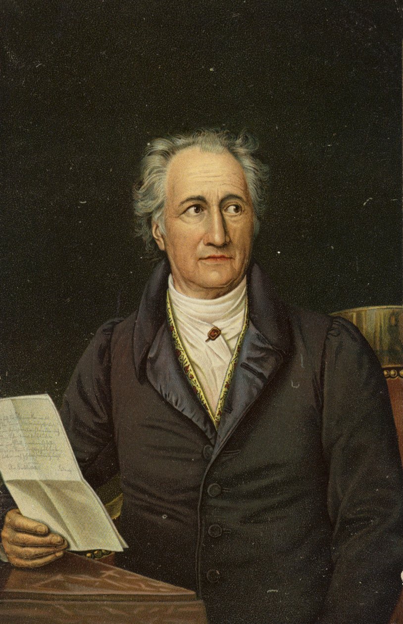 Johann Wolfgang von Goethe (1749-1832), deutscher Dichter, Romanautor und Dramatiker von German School