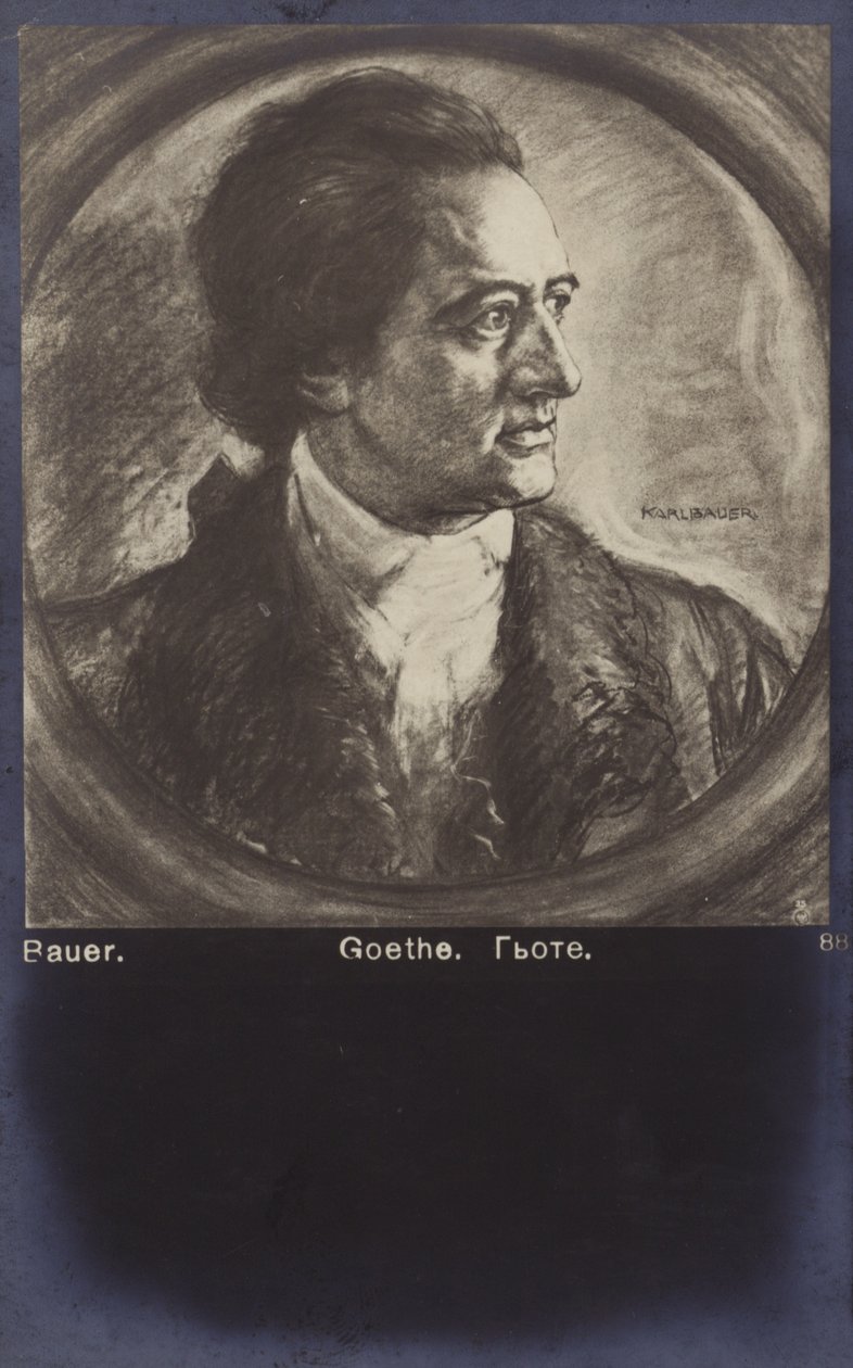 Johann Wolfgang von Goethe (1749-1832), deutscher Dichter, Romanautor und Dramatiker von German School