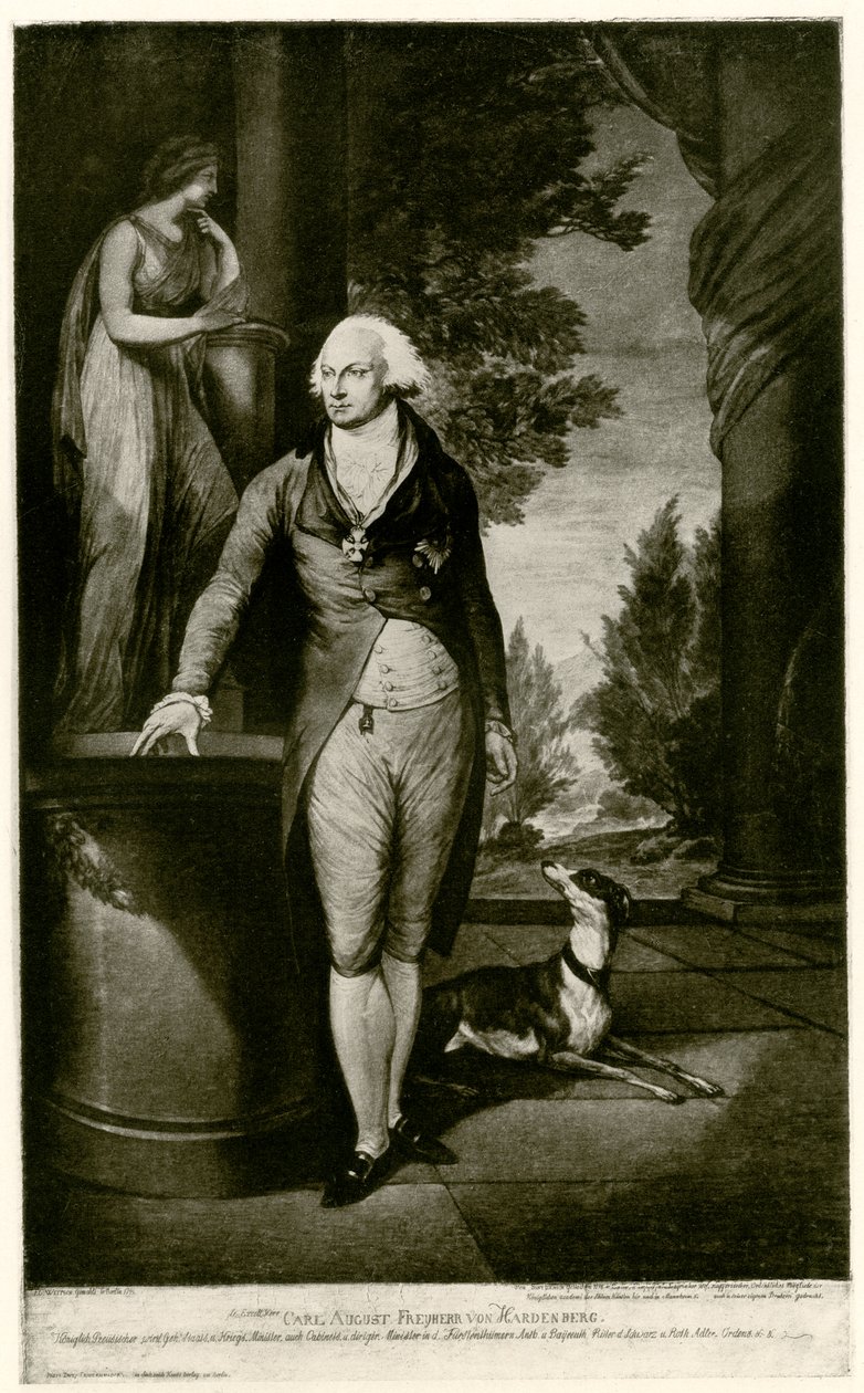 Karl August Fürst von Hardenberg von German School
