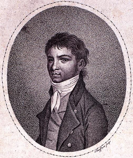 Louis van Beethoven, graviert von Scheffner von German School