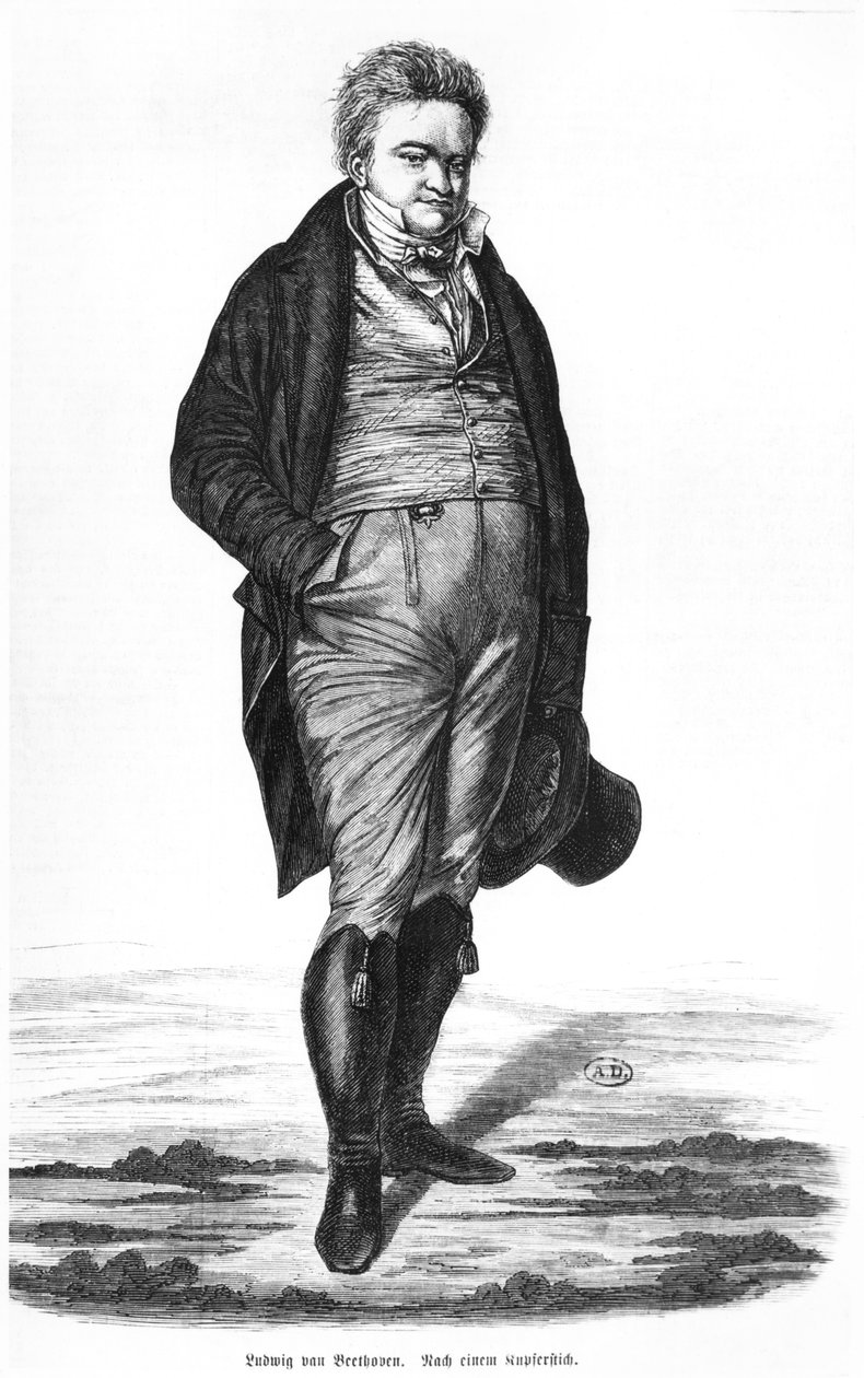 Ludwig van Beethoven (1770-1827) von German School