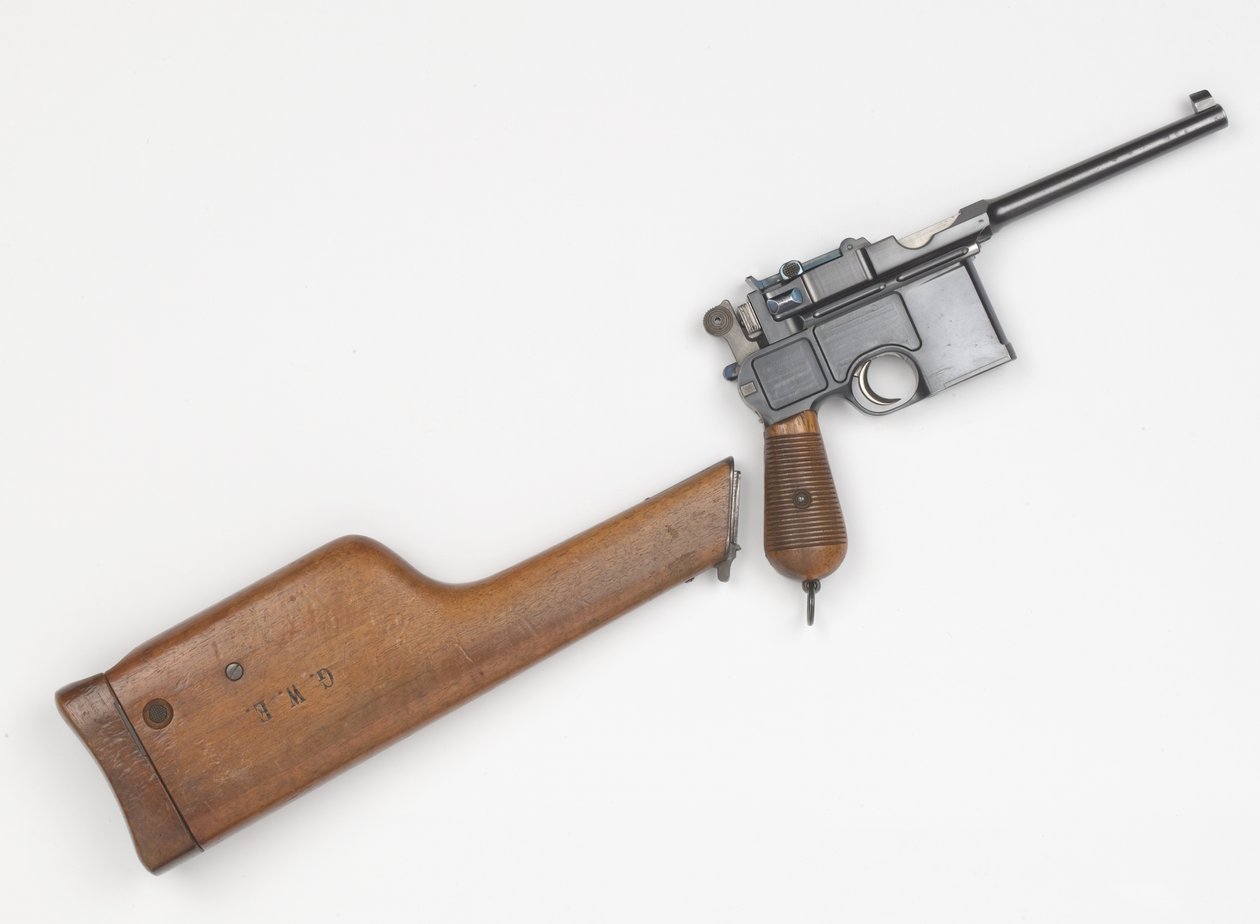 Mauser C96 7,63 mm Pistole von German School