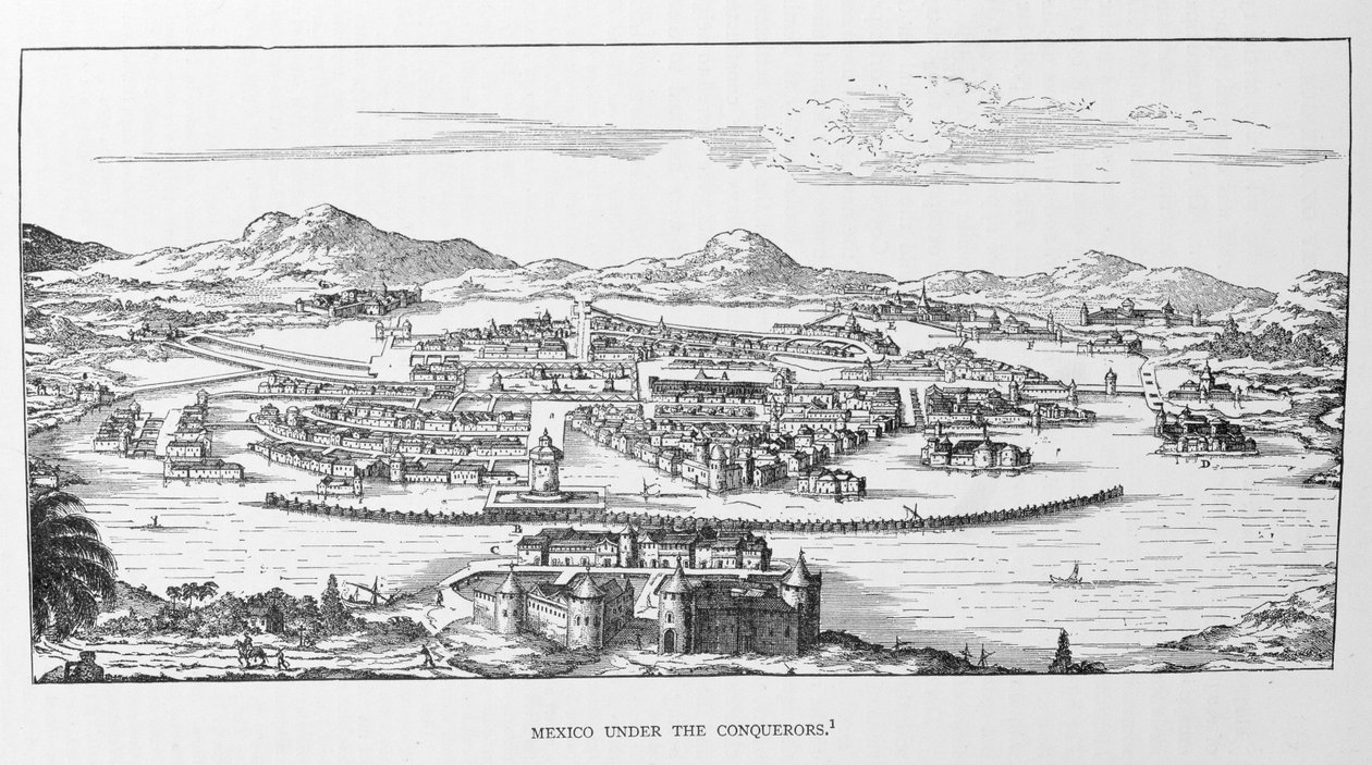 Mexiko-Stadt unter dem Eroberer, aus 