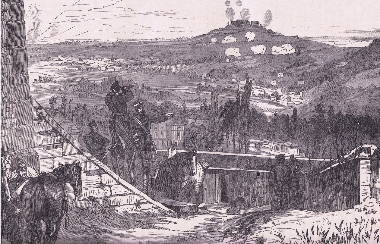 Mont Valérien während der Belagerung, 