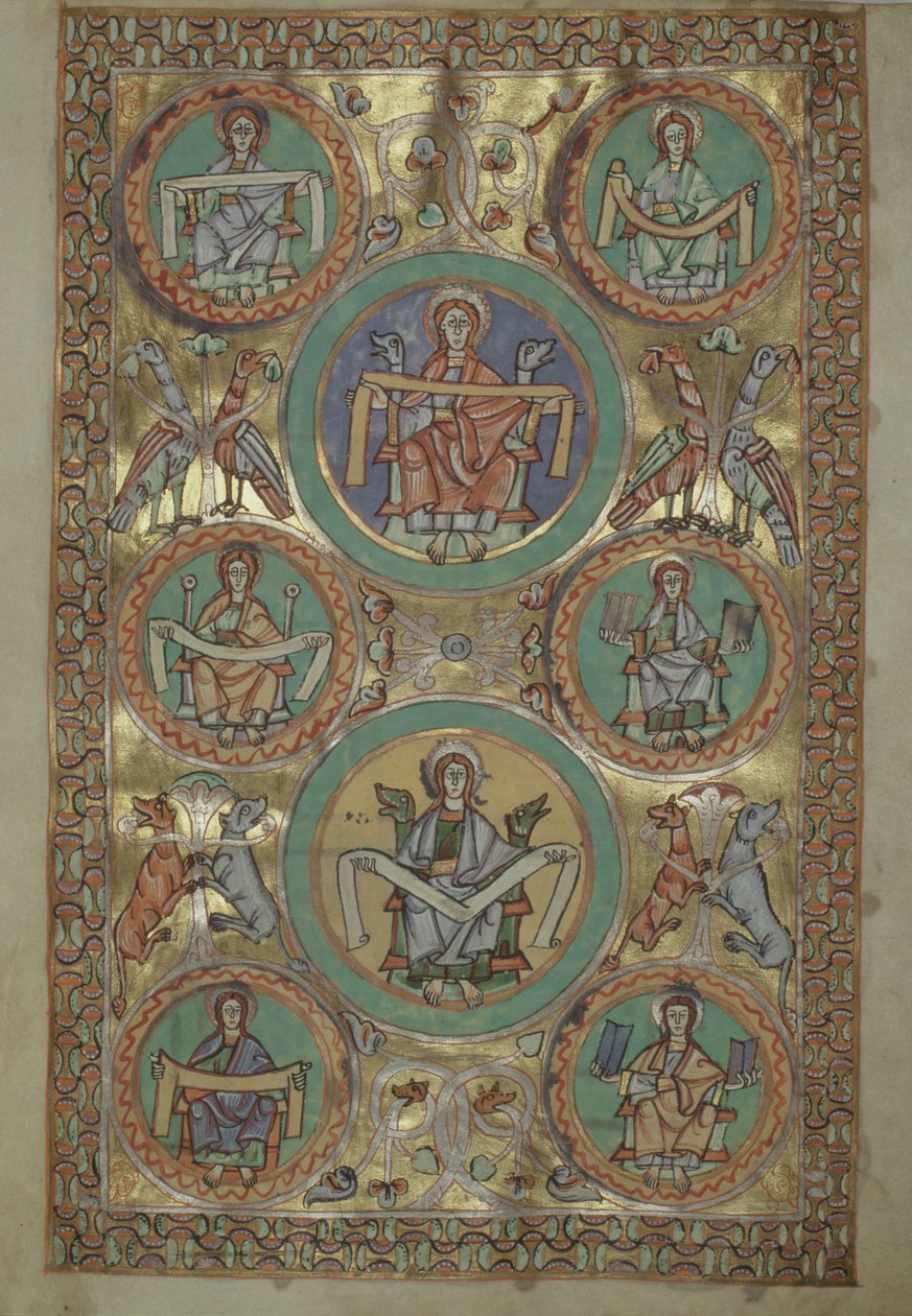 Ms. Czart. 1207 IV, fol.11v Das Leben Christi nach Matthäus, aus dem Evangeliarium der Kathedrale von Plock, ca. 1075 von German School