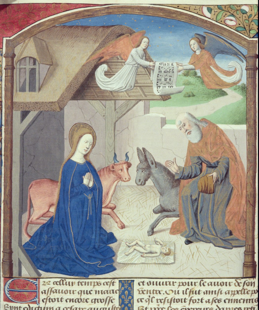 Heilige Familie, aus Vita Christi, von Ludolf von Sachsen, ca. 1300-1378 von German School