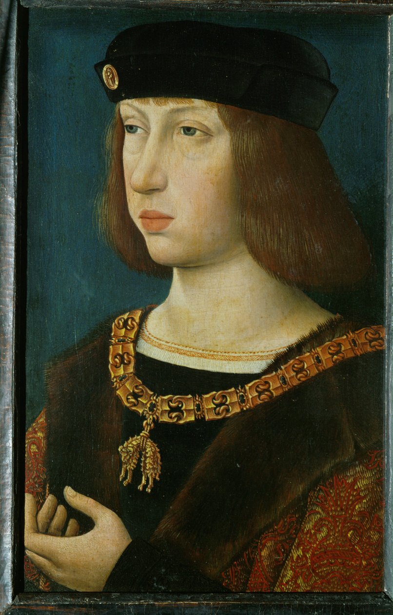 Philipp der Schöne, Sohn von Maximilian I und Marie de Bourgogne von German School