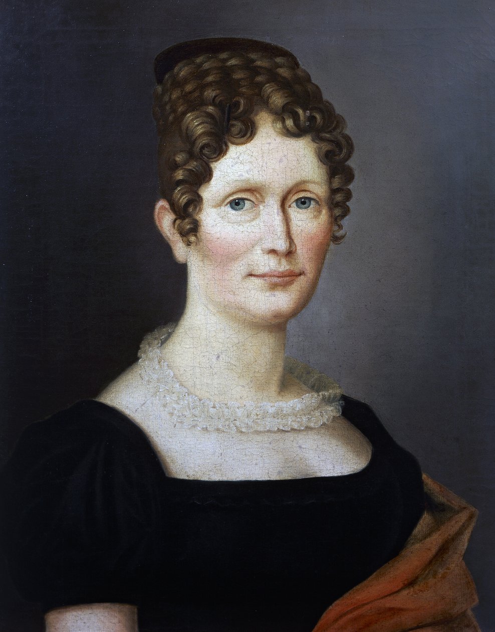 Porträt von Johanna Christiane Schumann, Mutter des deutschen Komponisten Robert Schumann, frühes 19. Jahrhundert von German School