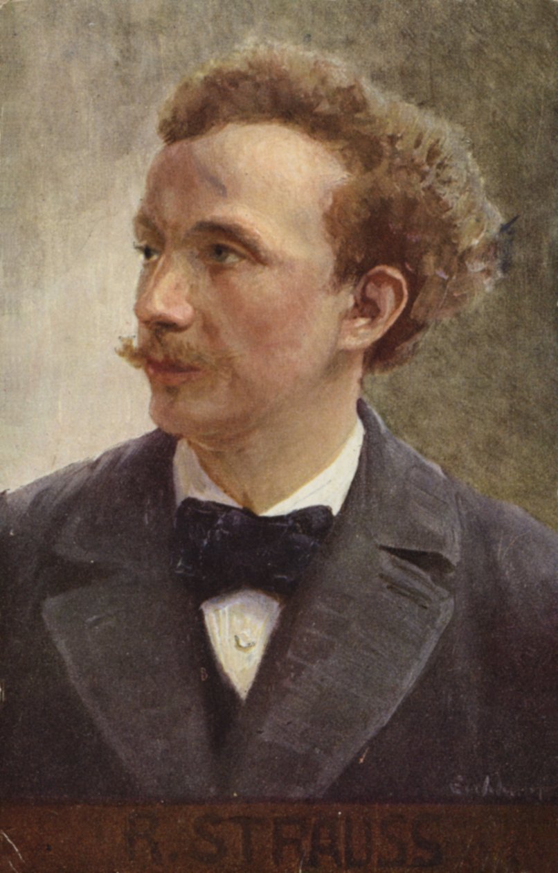 Porträt von Richard Strauss von German School