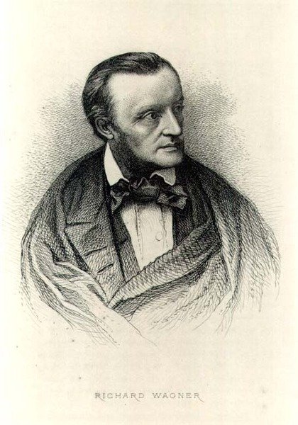 Porträt von Richard Wagner (1813-83) deutscher Komponist von German School
