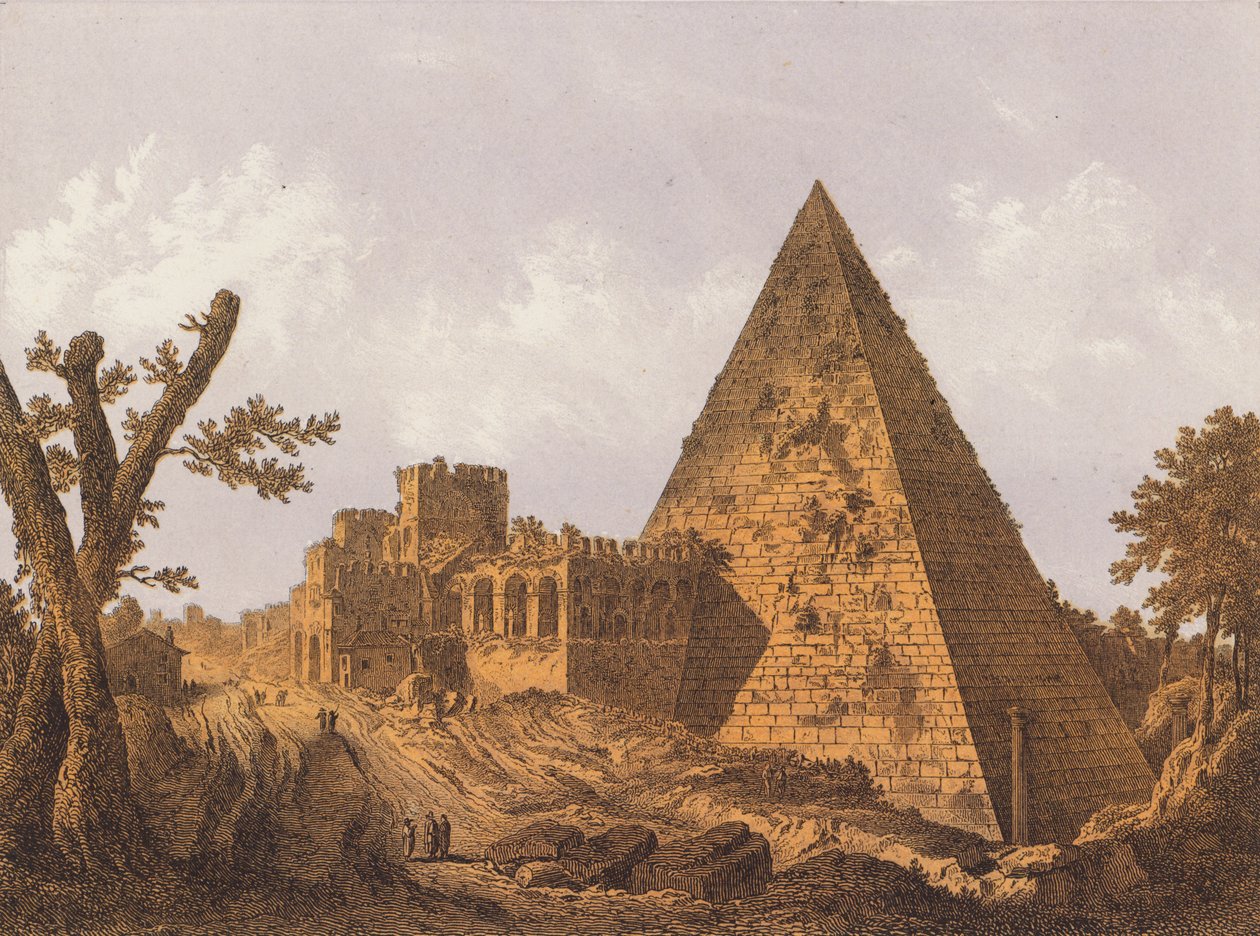 Pyramide des Cestius, Rom von German School