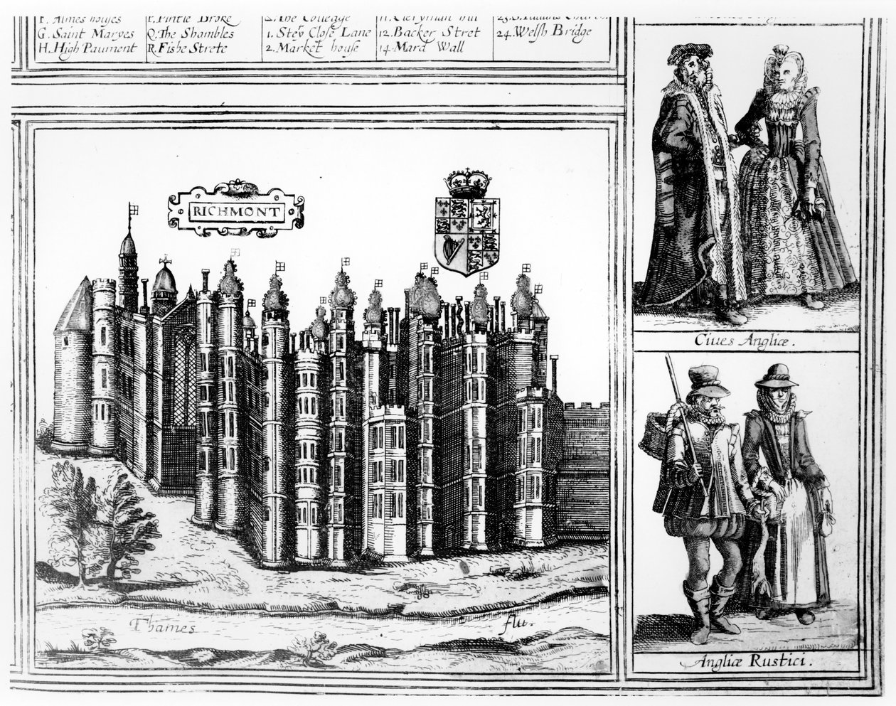 Richmont, veröffentlicht von Braun & Hogenburg, 1617 von German School