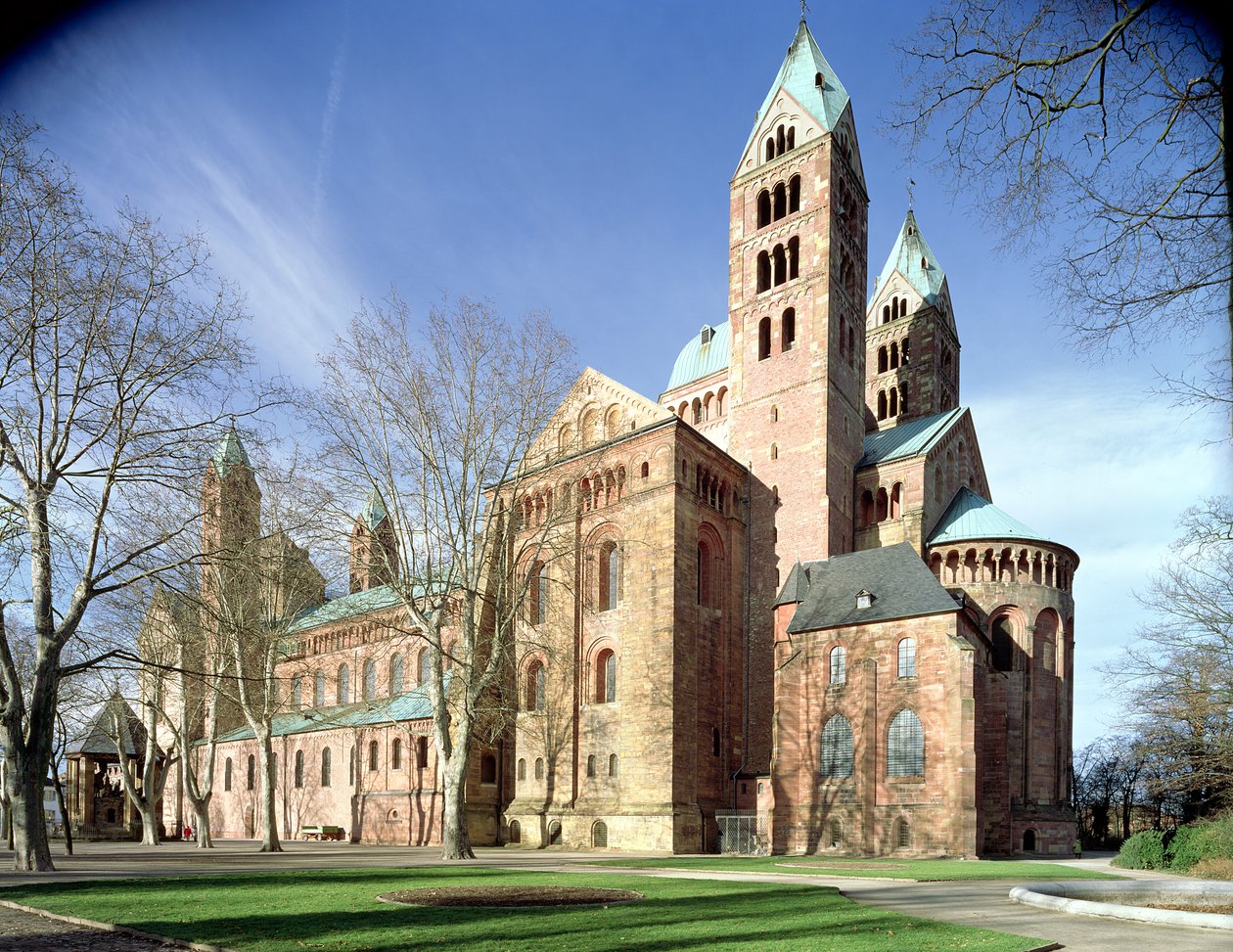 Kathedrale von Speyer, begonnen 1030 von German School