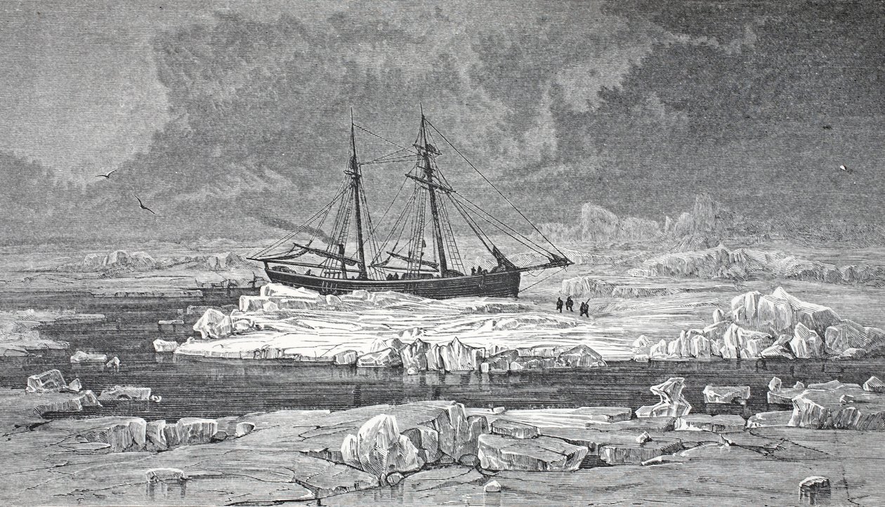 Die Germania im Eis, London, 1874 von German School