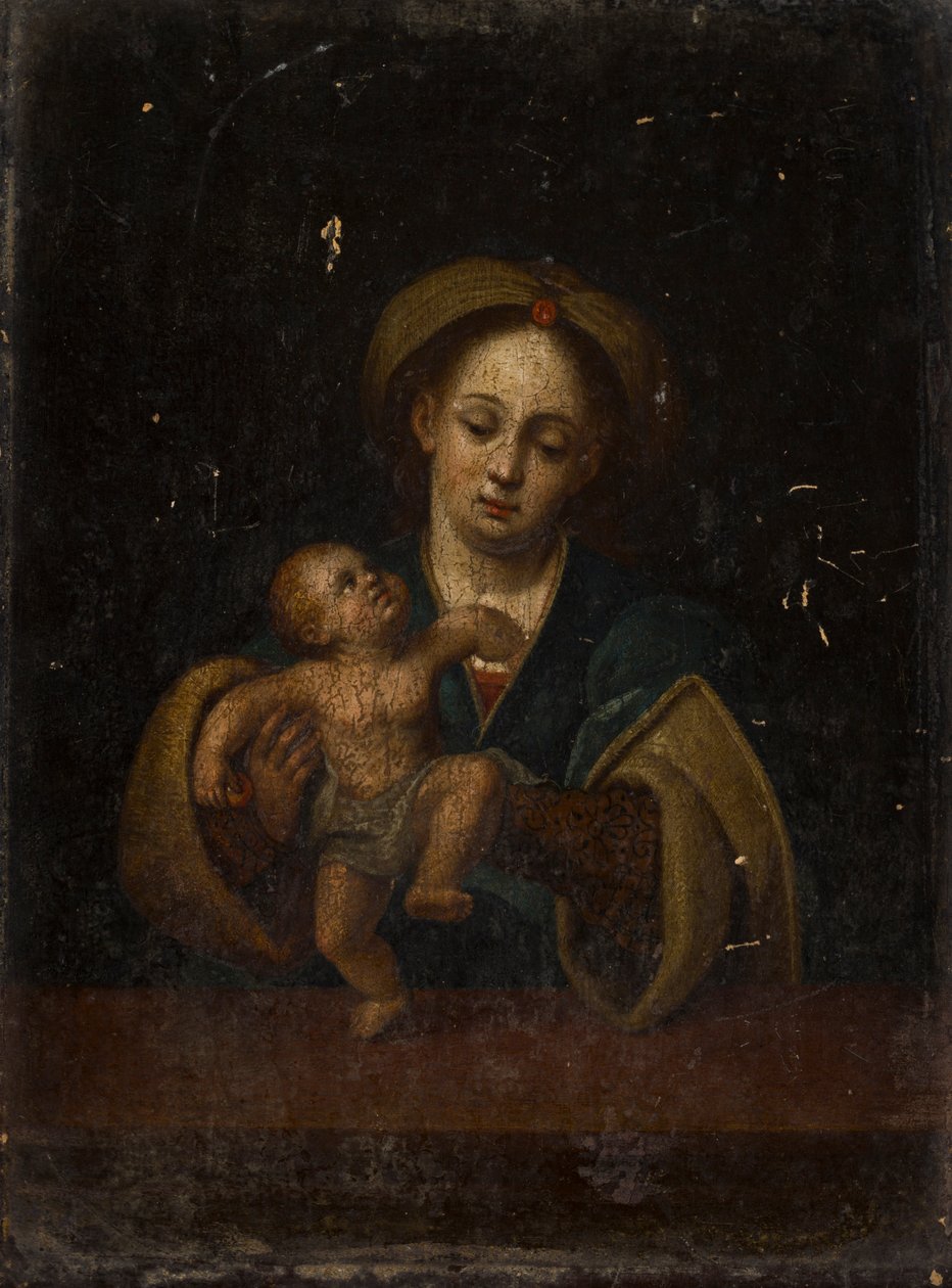 Die Madonna mit Kind von German School