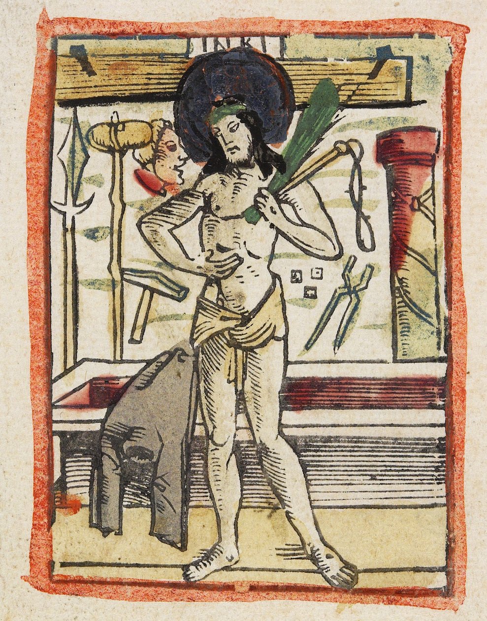 Der Schmerzensmann, um 1480-1490 von German School