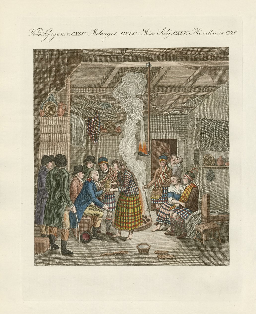 Der Highlander oder Bewohner des nördlichen Teils von Schottland von German School