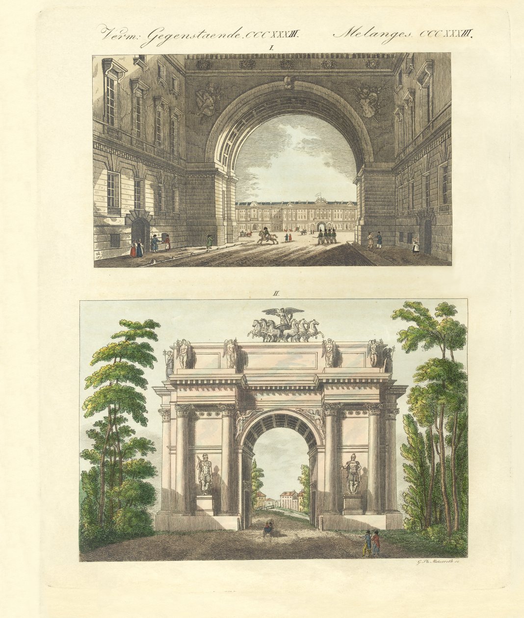 Der kaiserliche Winterpalast von St. Petersburg von German School