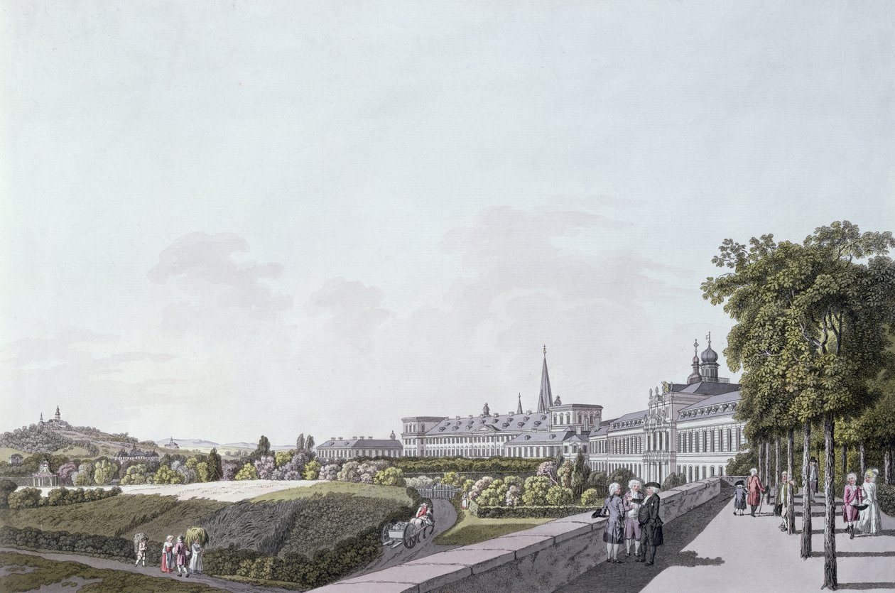 Ansicht der Residenz der Erzbischöfe und Kurfürsten von Köln, Bonn von German School