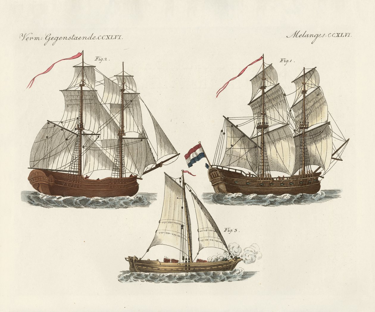 Kriegsschiffe verschiedener Art von German School