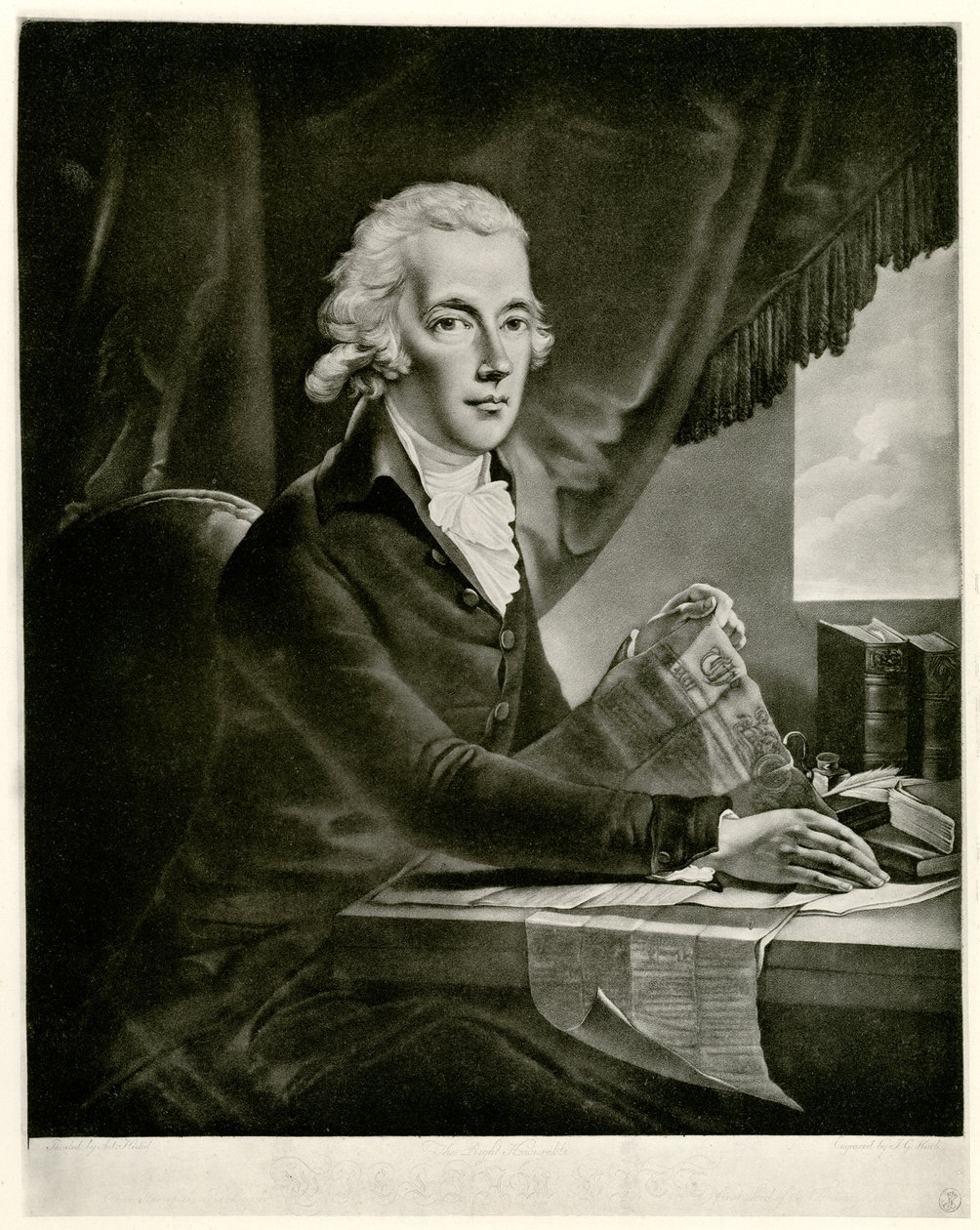 William Pitt der Jüngere von German School