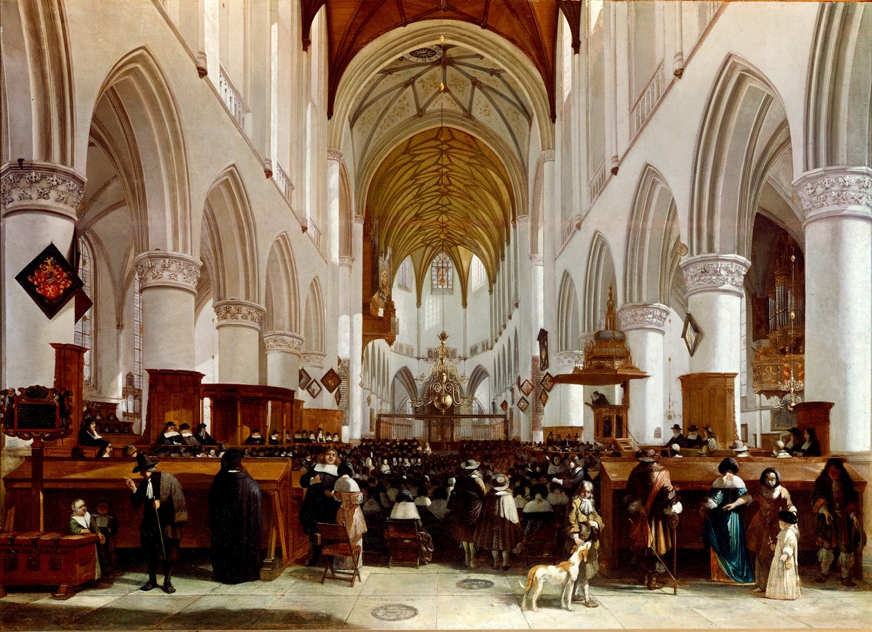 Kircheninneres von Gerrit Adriaensz Berckheyde