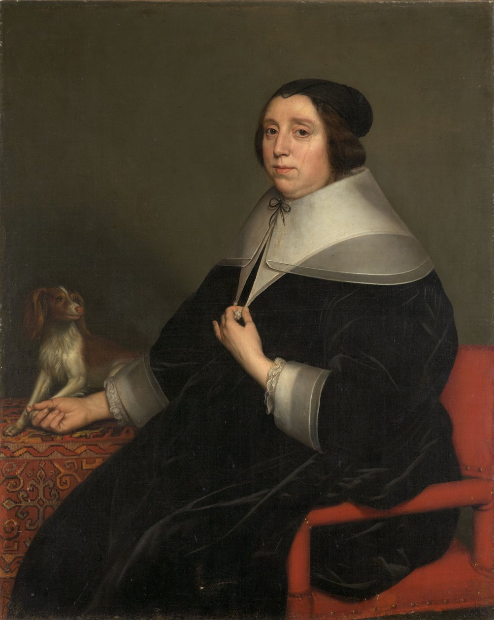 Porträt einer Frau von Gerrit van Honthorst