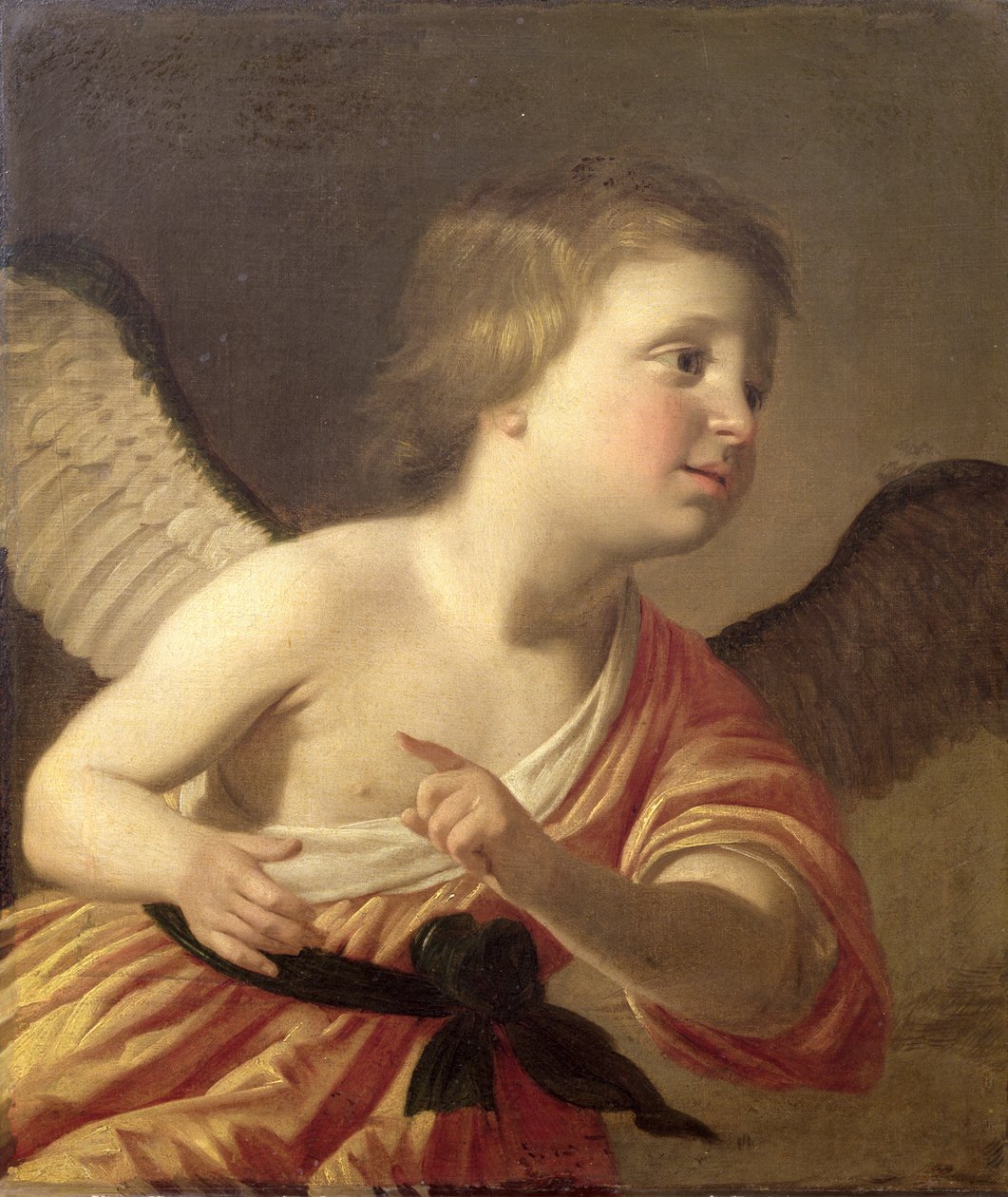 Porträt des jungen Prinzen Maurice von Böhmen (1620-53) als Amor von Gerrit van Honthorst