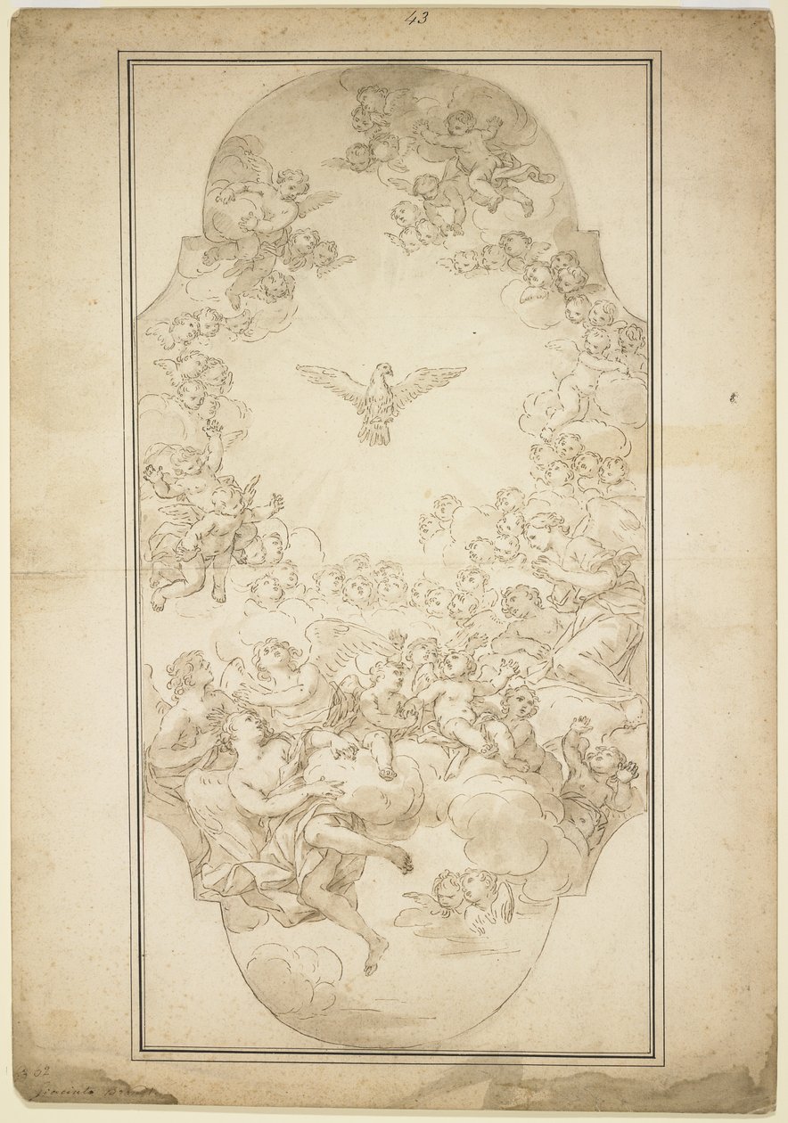 Der Heilige Geist, 1680er von Giacinto Brandi