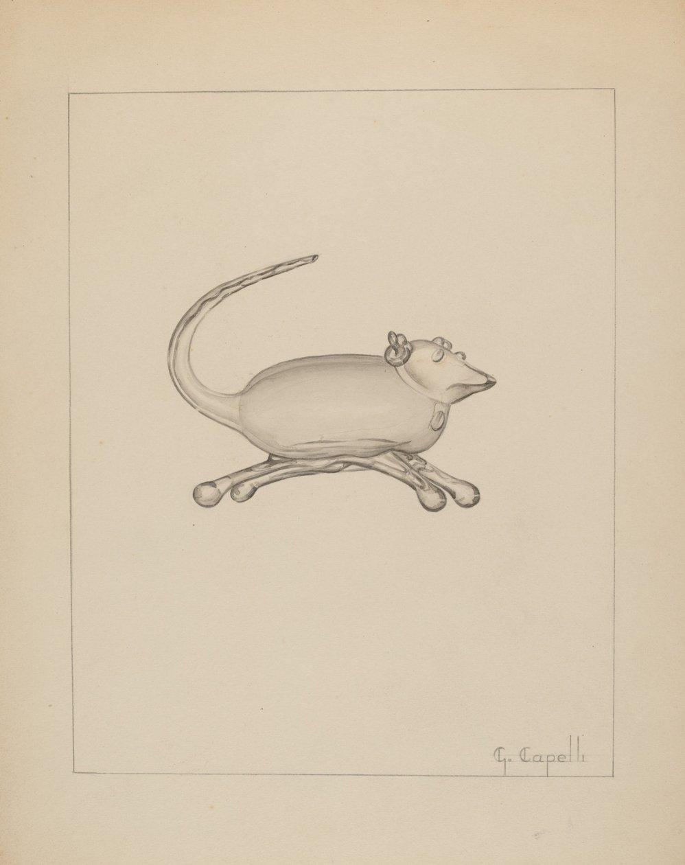 Maus, ca. 1937 von Giacinto Capelli
