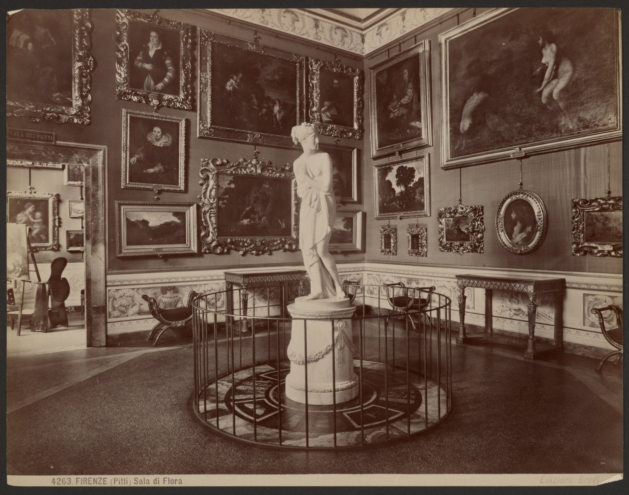 Florenz, Pitti, Saal der Flora von Giacomo Brogi
