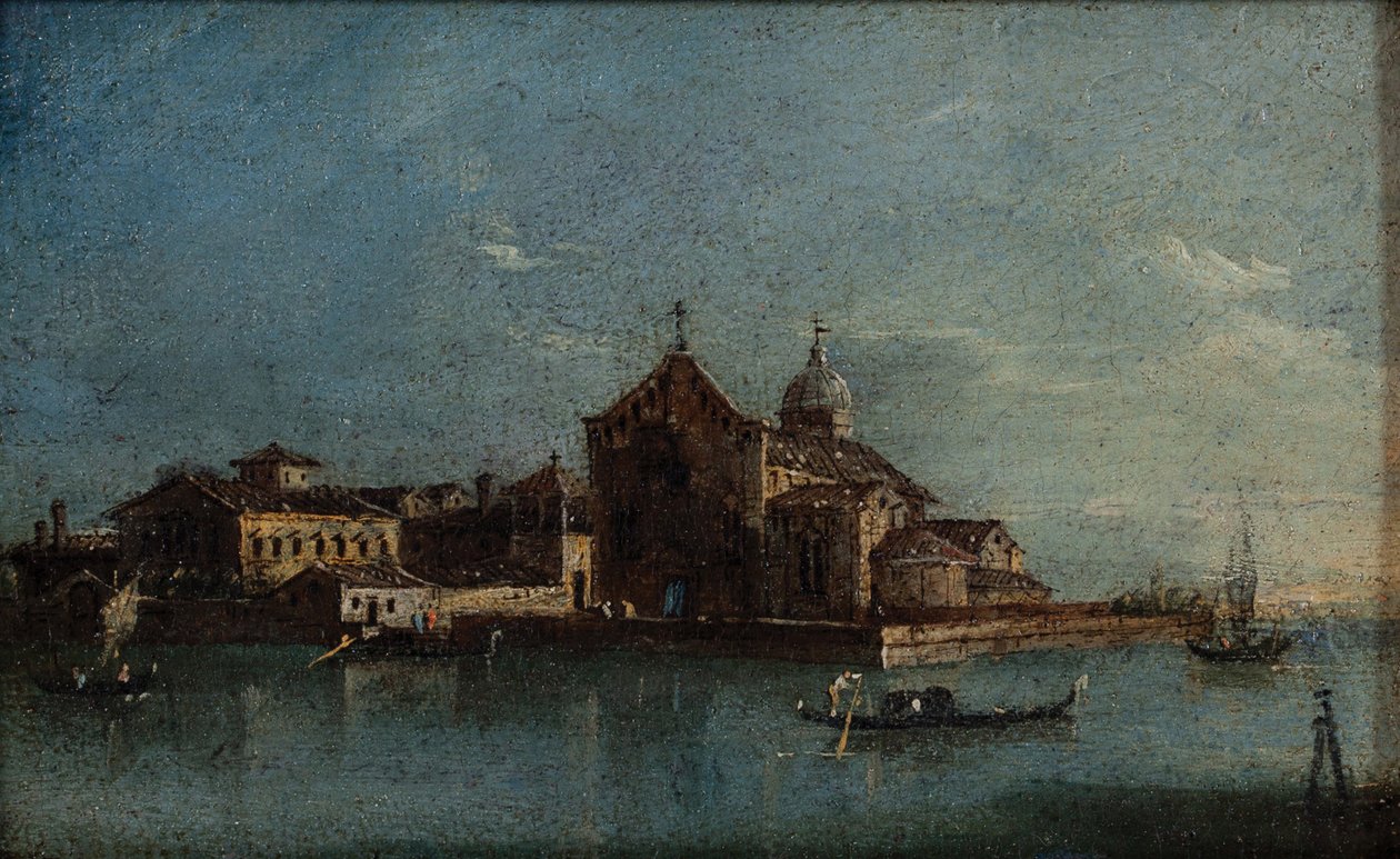 Die Insel Santo Spirito von Giacomo Guardi