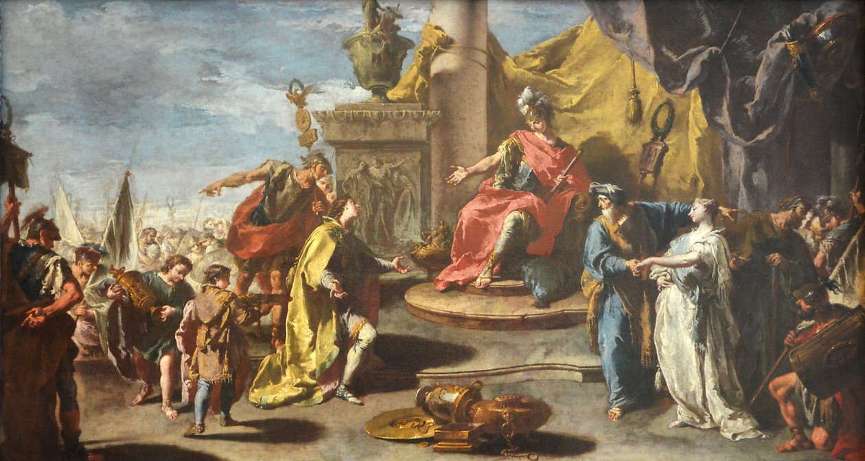 Die Mäßigung des Scipio von Giambattista Pittoni