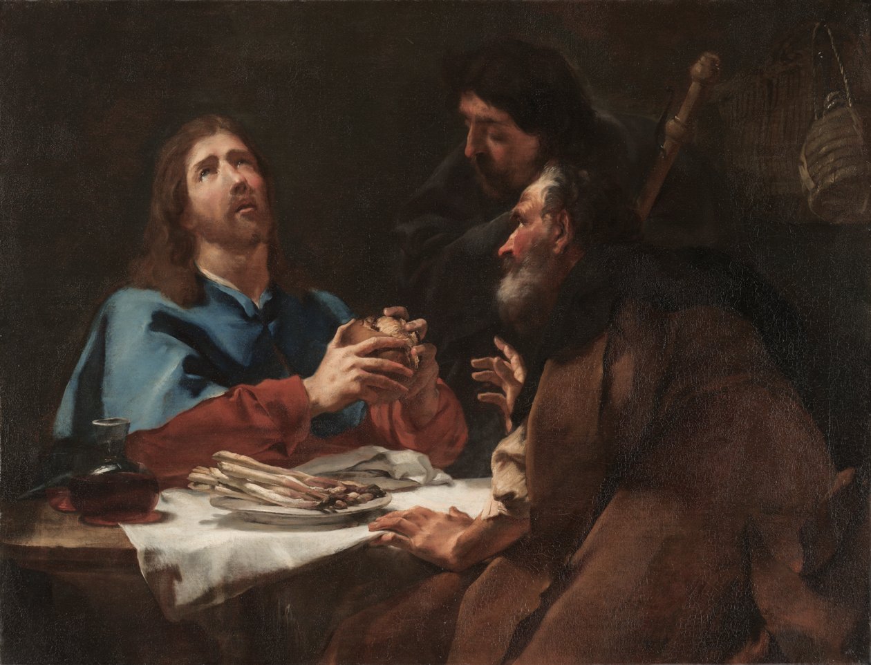Das Abendmahl in Emmaus, um 1720 von Giambattista Piazzetta