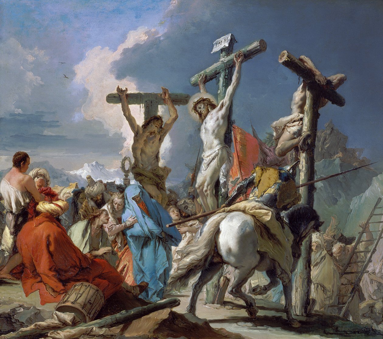 Die Kreuzigung von Giambattista & Tiepolo Giandomenico (1727 1804) Tiepolo
