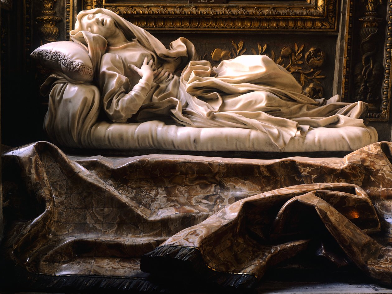 Italien, Rom, Kirche San Francesco Ripa, Selige Ludovica Albertoni von Gian Lorenzo Bernini