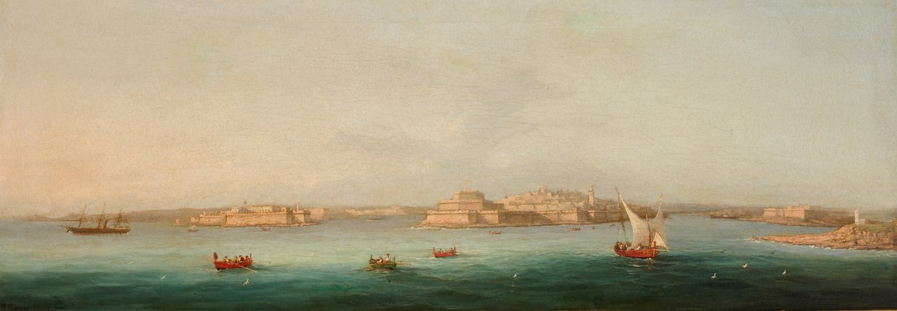 Großer Hafen, Malta, 1869 von Giancinto Gianni