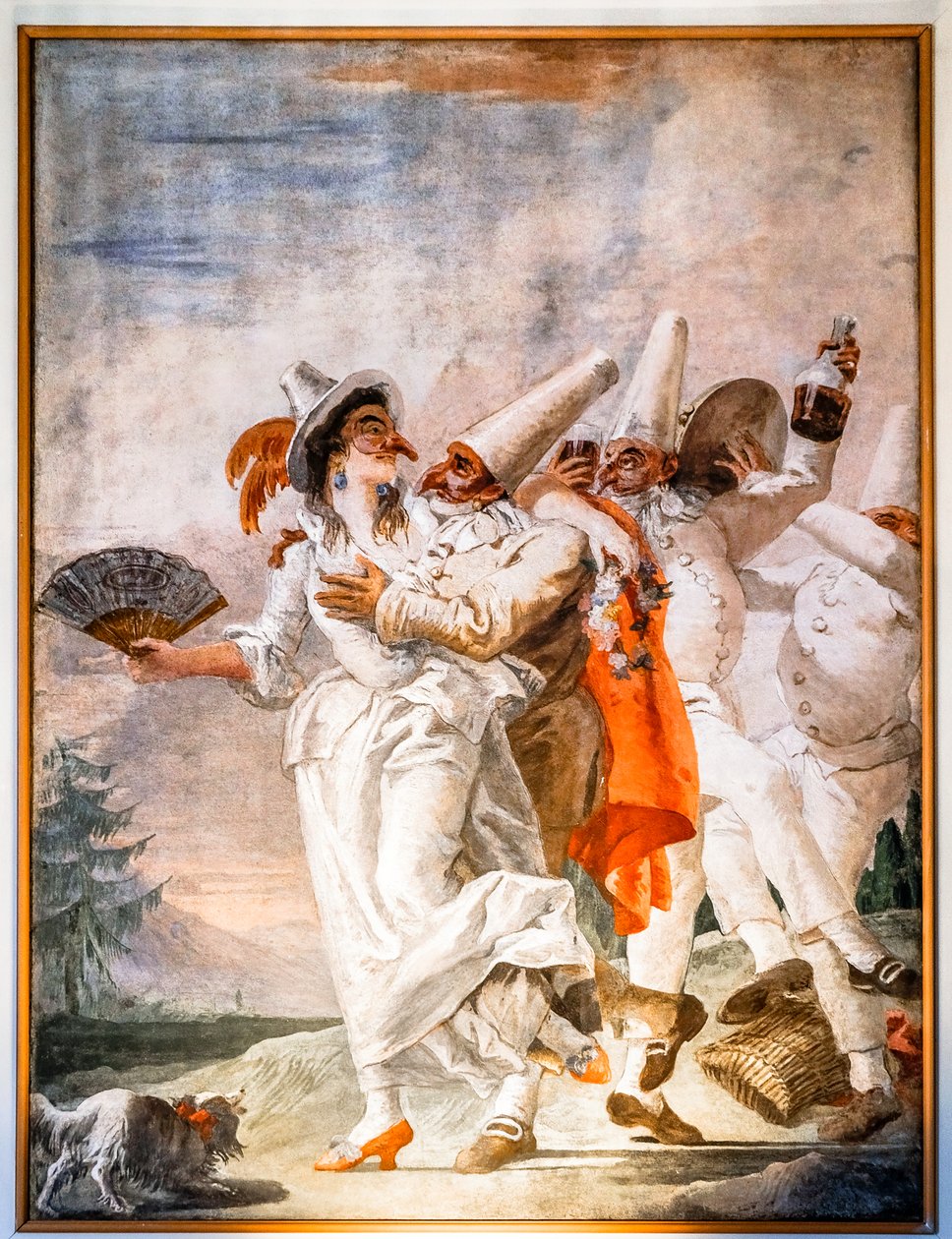 Die Liebenden Punch von Giandomenico (1727-1804) Tiepolo