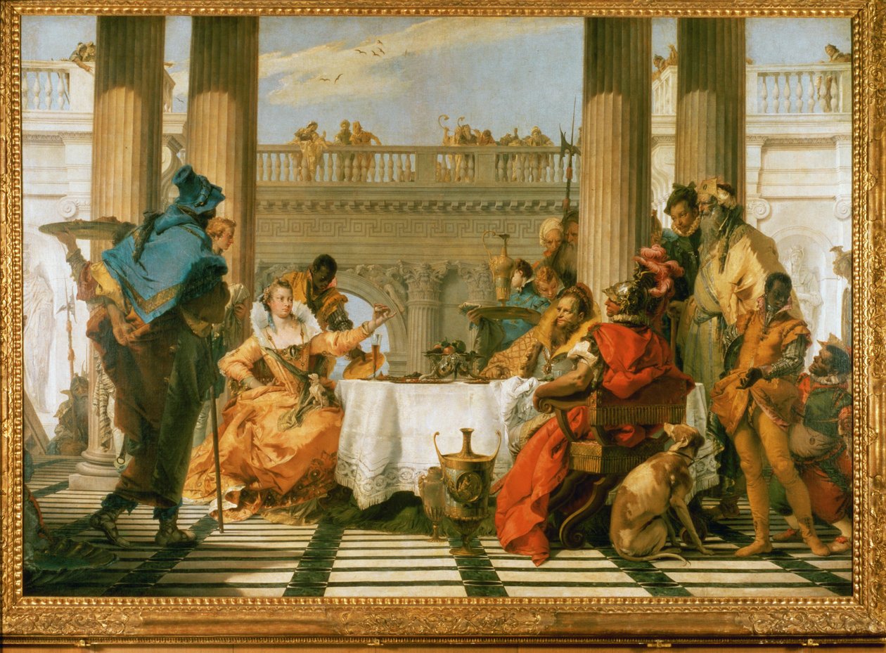 Das Bankett der Kleopatra von Giandomenico (1727-1804) Tiepolo