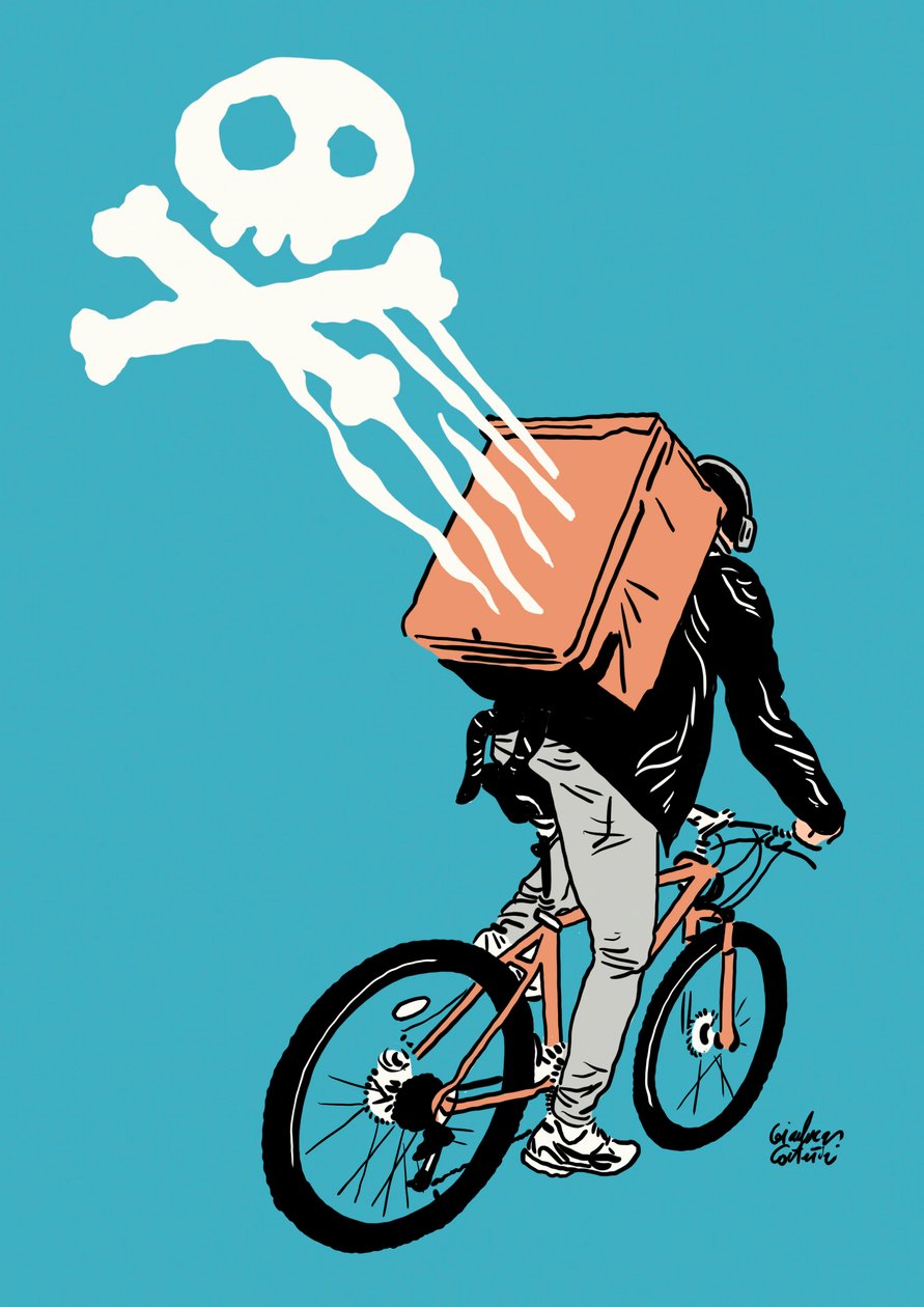 Lieferung, 2023 von Gianluca Costantini