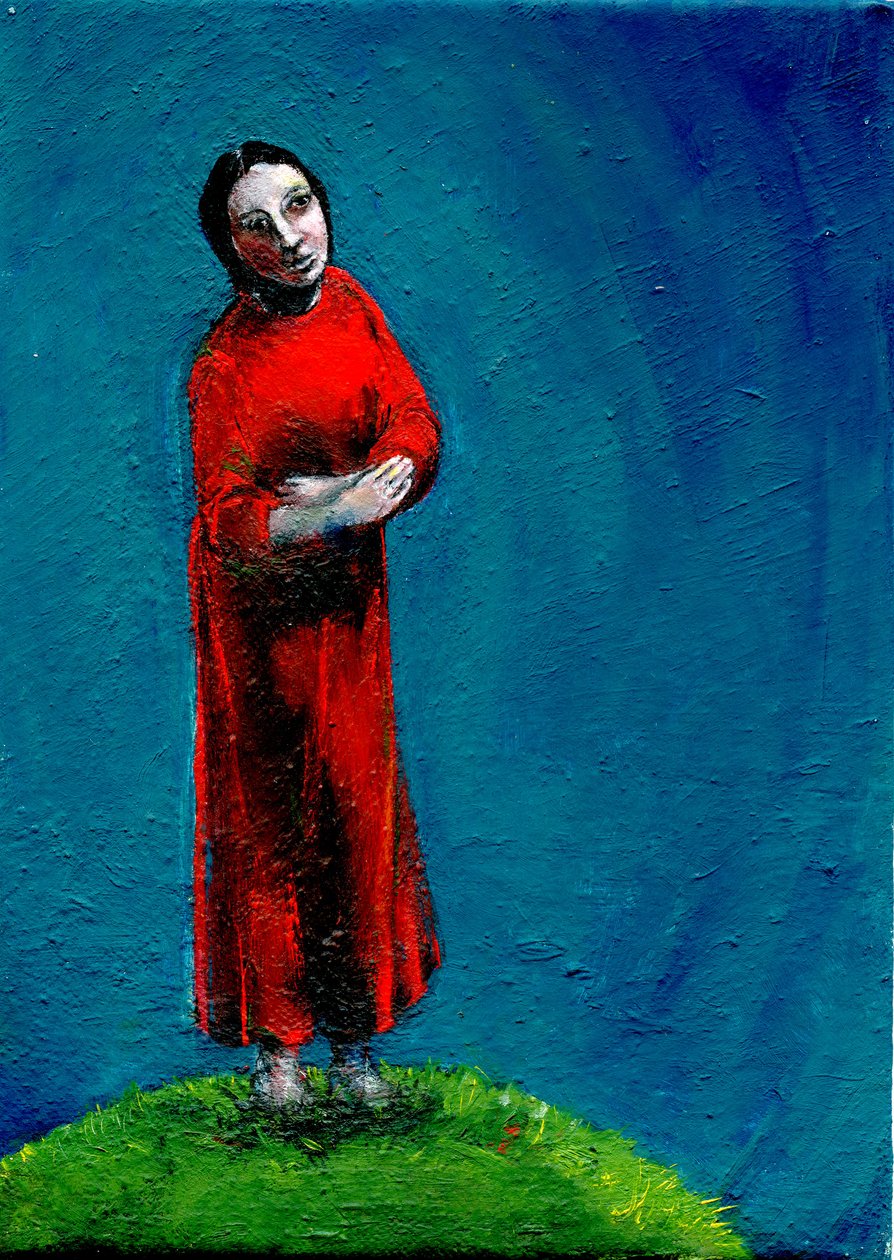 Studie für die Mutter Christi nach der Kreuzigung, 2004 von Gigi Sudbury